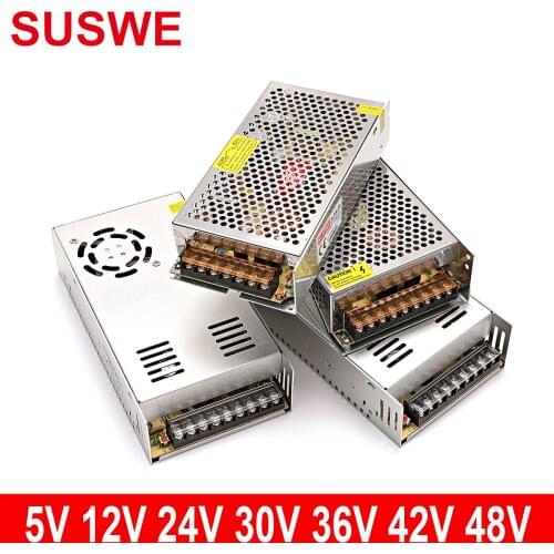Lab power adapter transformer 5V 12V 24V 36V 30V 48V 2A 5A 14a AC power adapter LED driver SUSWE