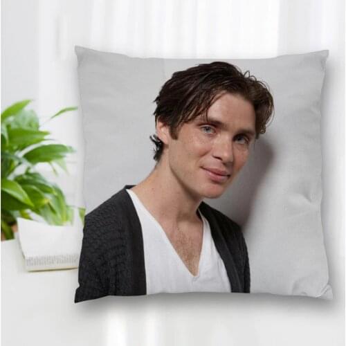 New Cillian Murphy Actor Pillow Slips With Zipper Bedroom Home Office Decorative Pillow Sofa Pillowcase Cushions Pillow Cover