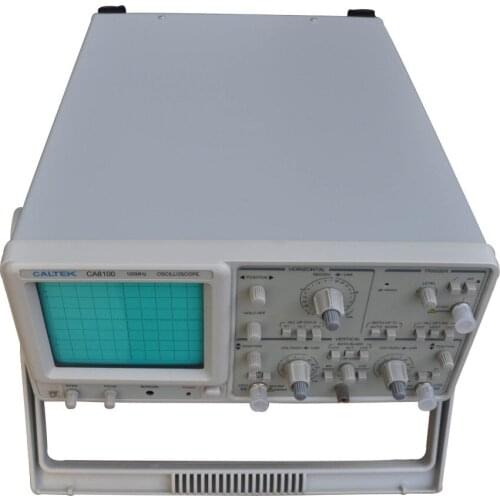 Fast arrival Caltek CA8100 dual-channel analog oscilloscope dual trace oscilloscope 100MHz