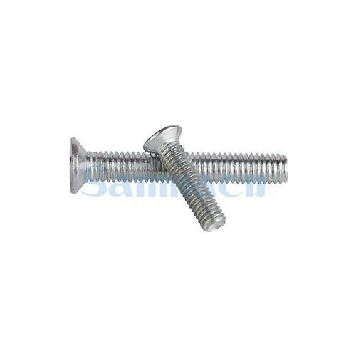 50Pcs M3*0.25*25-M3*0.25*50 Phillips Flat Countersunk Head Screws Zine Plated