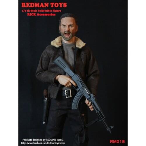 Redman Toys Rm018 Walking Dead Sheriff Rick Accessories Full Set for 12inch Action Figure DIY