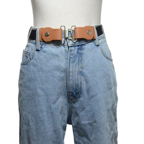 Women Stretch riem Men Jeans Easy Belt Without Buckle Elastic Belts For cintos extensible Kids Boys girls cinturon mujer magic