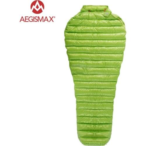 AEGISMAX Newest Outdoor Camping Ultralight 95% Goose Down Mummy Sleeping Bag Three-Season Down Sleeping Bag Outdoor Lazy bag