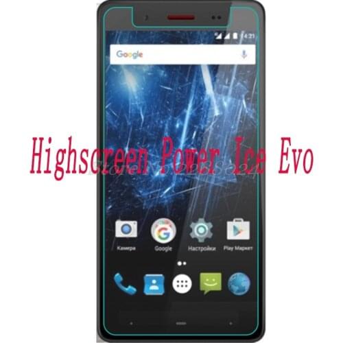 2PCS Smartphone Tempered Glass for Highscreen Power Ice Evo 5" 9H Explosion-proof Protective Film Screen Protector cover phone