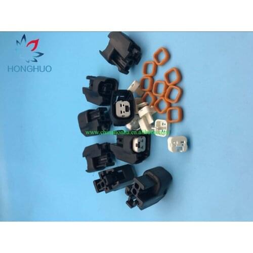 10pcs/lot Fuel Injector Connector USCAR EV14 EV6 Wireless Adapters Sensor Automotive Connector Plug
