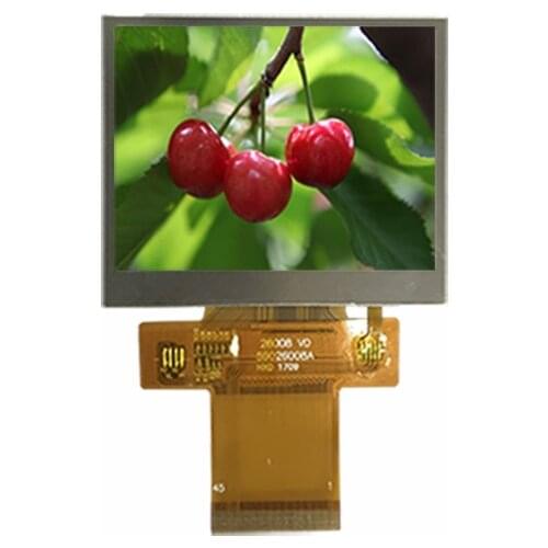 2.6 inch 320*240 in landscape, ILI9342C, sunlight readable, 8/9/16/18 MCU, 16/18 RGB, 3/4 SPI interface TFT LCD module