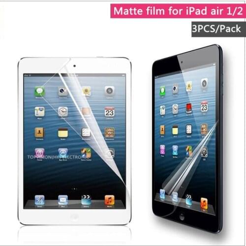 3PC/Pack Good anti glare protective film for apple 2017 ipad air 1 2 pro 9.7 screen protector matte carton pack & can track ship