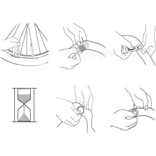 30mm Cycling Bicycle Bike Repair Fix Kit Flat Rubber Tire Tyre Repair Patch Kit