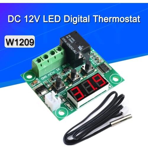 12V Digital Temp Thermostat Temperature Controller Sensor Relay Switch -50-110C W1209