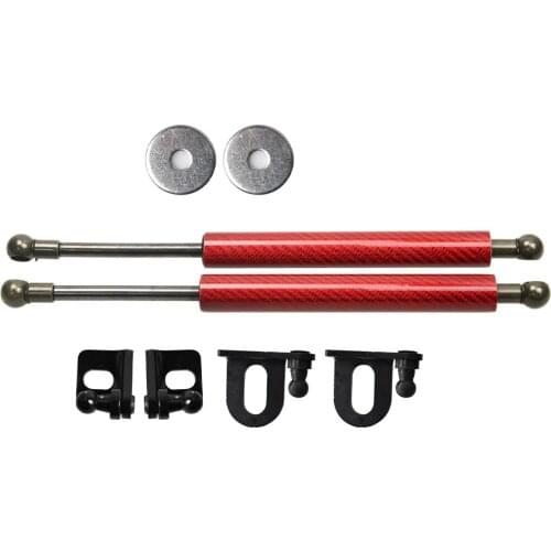 For Citroen C3 2002-2009 Auto Front Hood Bonnet Modify Gas Struts Carbon Fiber Damper Shock Lift Support
