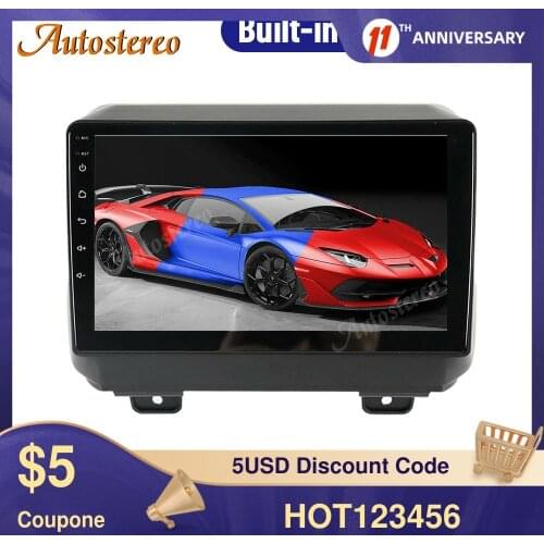 For Jeep Wrangler 2018-2020 Touch Screen 4+128G Android 10 GPS IPS Car Multimedia Tesla Player Head Unit Audio Radio Navigation