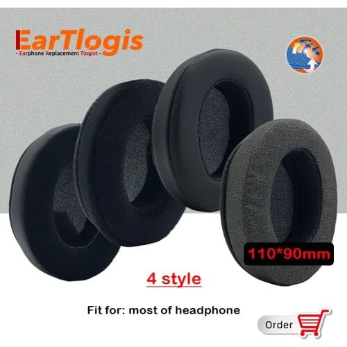EarTlogis Replacement Ear pads for HyperX Cloud Alpha, Flight, Stinger, I/ II, Core, Arctis 3/ 5/ 7, CORSAIR HS 50/ 60 Headset