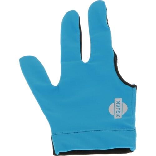 Elastic Nylon Three Finger RIGHT LEFT Hand Snooker Billiard Table Cue Pool Glove