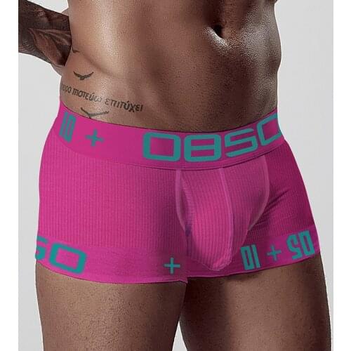 Hot Men Underwear Gay Sexy Boxer Shorts Cotton Boxers For Men Comfortable Breathable Cueca Undershorts Fashion Male Pants