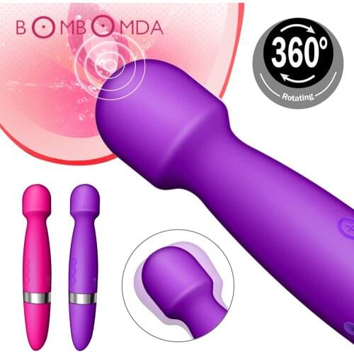 Powerful AV Vibrator USB Recgargeable 10 Speeds Magic Wand AV Stick Massager Dildo Vibrator G Spot Clitoris Stimulator Sex Toy