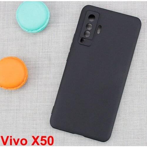 For Vivo X50 Silicon Case Soft TPU Phone Back Case Cover For Vivo X50 V2001A Glass Protective Bumper Cover Coque Funda Capa