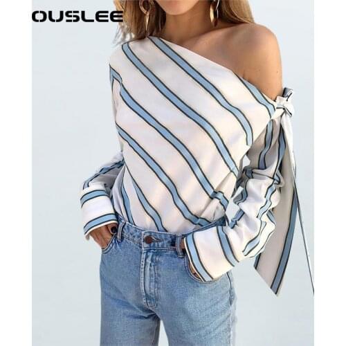 Блузки с бантом OUSLEE China At AliExpress