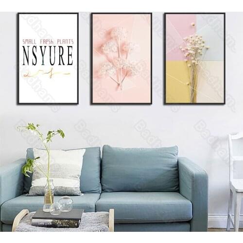 Posters and Prints Still Life Pattern Flower Painting Living Room Mural Bedroom Corridor Dining Hall Entrance Hanging Painting