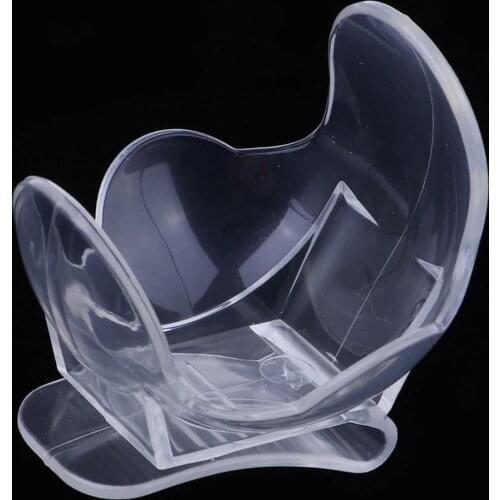 Portable Tennis Ball Waist Clip Holder for Holding One Tennis Ball - Clear