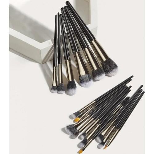 16Pcs/Set Professional Makeup Brushes Soft Fur Beauty Highlighter Powder Foundation Multifunctional Makeup Tools for Home Use