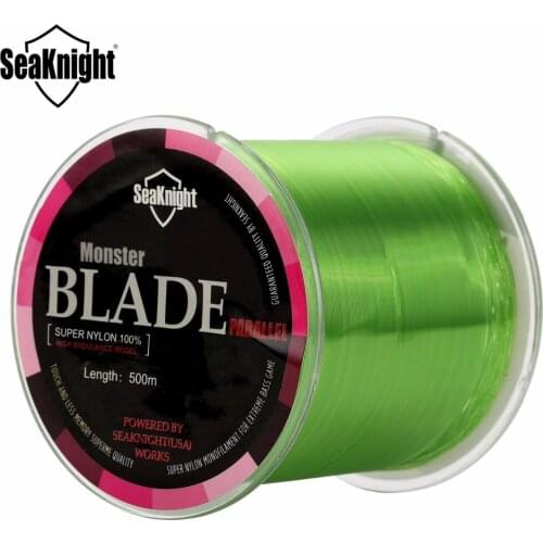 SeaKnight BLADE 500m Nylon Fishing Line Monofilament Daiwa Quality Japan Material Carp Jig Fish Line 2-35lb For All Fishing
