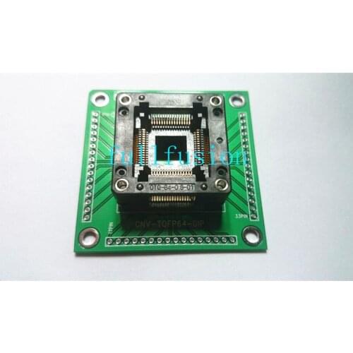 TQFP64-DIP Programming Adapter OTQ-64-0.8-01 Enplas IC Test Socket QFP64 Burn in Socket