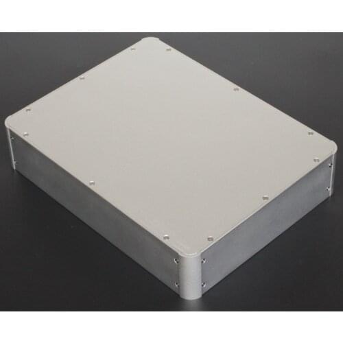 WA40 Full aluminum Silver amplifier chassis / Tube amp amplifier /DAC Decoder/ AMP Enclosure / case / DIY box (433*90*333mm)
