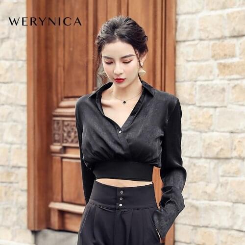 Короткие блузки WERYNICA China At AliExpress