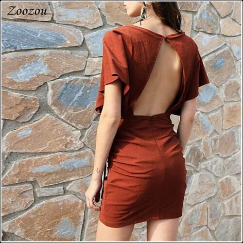 ZooZou Solid Summer Dresses