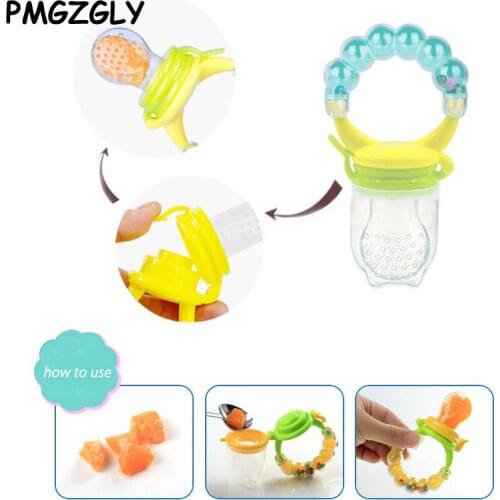 1Pcs Baby Pacifier Baby Supplies Nipple Teat Pacifier Bottles Fresh Food Milk Nibbler Feeder Kids Nipple Feeding Safe
