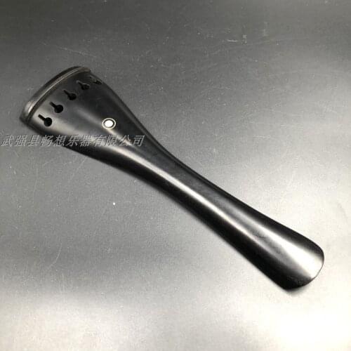1pcs Ebony wood 5 strings cello tailpiece 4/4 with tail gut