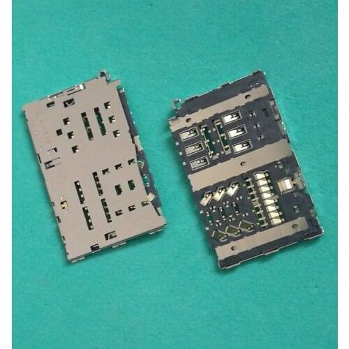 10pcs sim card reader slot tray module holder connector for LG G6 H870 H870DS LS993 VS988 H872 socket