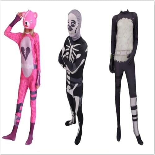 2020 Halloween Costumes Ghost Cosplay Skeleton Bodysuit Halloween Costumes for Women Scary Vampire Kids Halloween Costumes