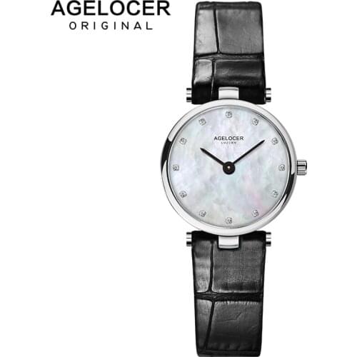 Часы со стразами женские Agelocer China At AliExpress