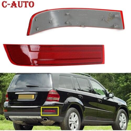Car For Mercedes-Benz X164 GL320 GL450 GL550 2007 2008 2009 Rear Bumper Light Warn Light Red Lens 1648201174 1648201274