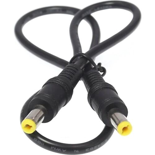 DC Cable 5.5x2.1mm Male To Male Cord 50cm 5.5*2.1 Jack Power Cable