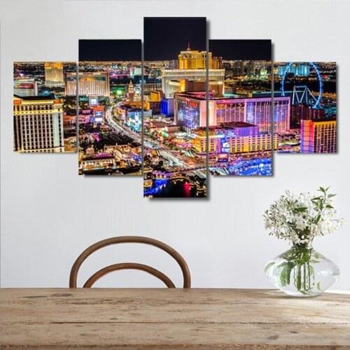 Diy Diamond Painting Kits Rhinestone Embroidery City Building Ferris Wheel Night View Mosaic 5D Full Square/Round StickerZP-2925