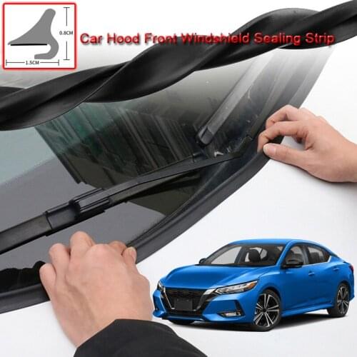 For Nissan Sentra 2016-2020 DIY Car Seal Strip Windshied Spoiler Filler Protect Edge Weatherstrip Strips Sticker Car Accessories
