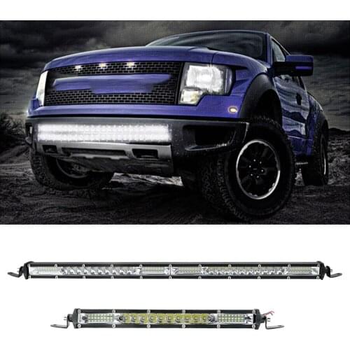 10 20 inch Offroad Work Lamp for Jeep ATV Trucks Tractor Car-styling LED Work Light Car Light Bar 10-30V Flood Driving Light