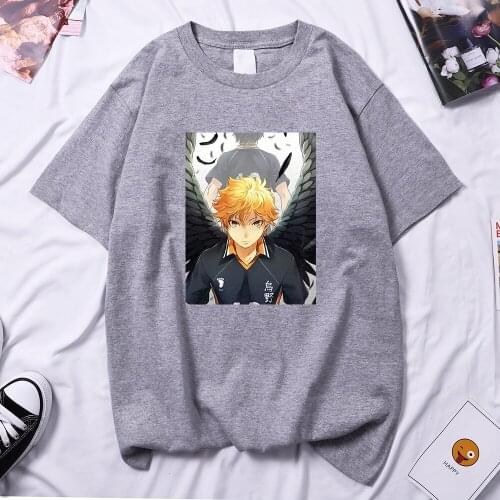 Hinata And Kageyama Cool Boy Photo Woman T Shirts Hip Hop Casual T Shirt Harajuku Brand Tee Shirt 2021 Summer Women T-Shirt