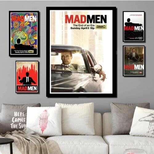 Perfect JL Mad Men Hot TV Series Show Art Painting Poster Home Decor wall stickers