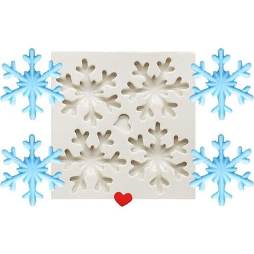 Cake Decorating Tools Wedding Party Snowflake Fondant Cake Decorating Plunger Sugar Craft Cutter Mold Tools Christmas