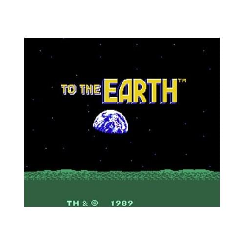 To The Earth Region Free 8 Bit Game Card For 72 Pin Video Game Player
