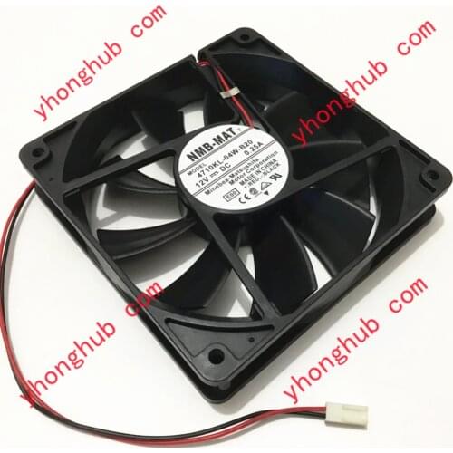 NMB-MAT 4710KL-04W-B20 E00 DC 12V 0.25A 2-Wire 120X120X25mm Server Cooling Fan