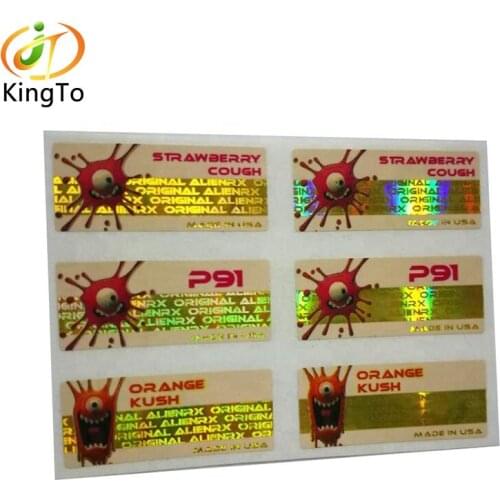 Custom anti-counterfeiting 3D packaging label hologram sticker