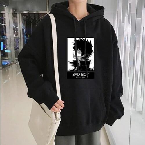 Anime Dabi Boku No My Hero Academia Sad Boy Hoodie Unisex Men Pullover Streetwear Hoodie Anime Harajuku Oversized Hoodie
