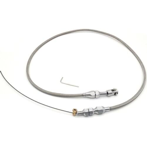36" Throttle Gas Cable Stainless Steel Braided for LS Engine LS1 4.8 5.3 5.7 6.0