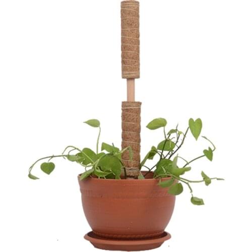 Coir Pole Extension Plant Support Moss Coconut Climbing Fiber Creeper Trelli Frame Plants Stick Maintain Moisture Garden Frame