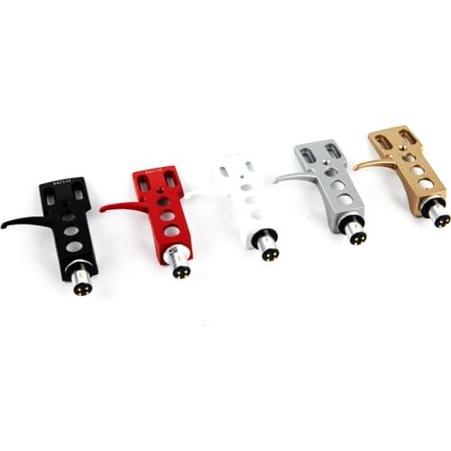 61mm Turntable Headshell Mount Universal LP Phono Cartridge Replacement Phonograph Head Holder Stylus Lead Wire