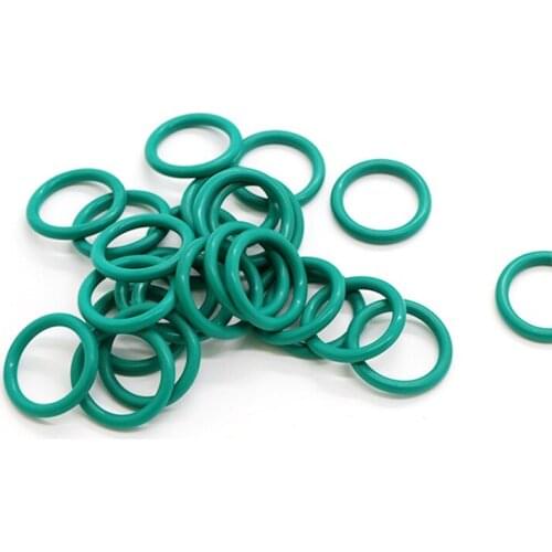 Green fluorine rubber O-ring, outer diameter 29-52, wire diameter 2mm, oil-resistant acid and alkali-resistant high temperature